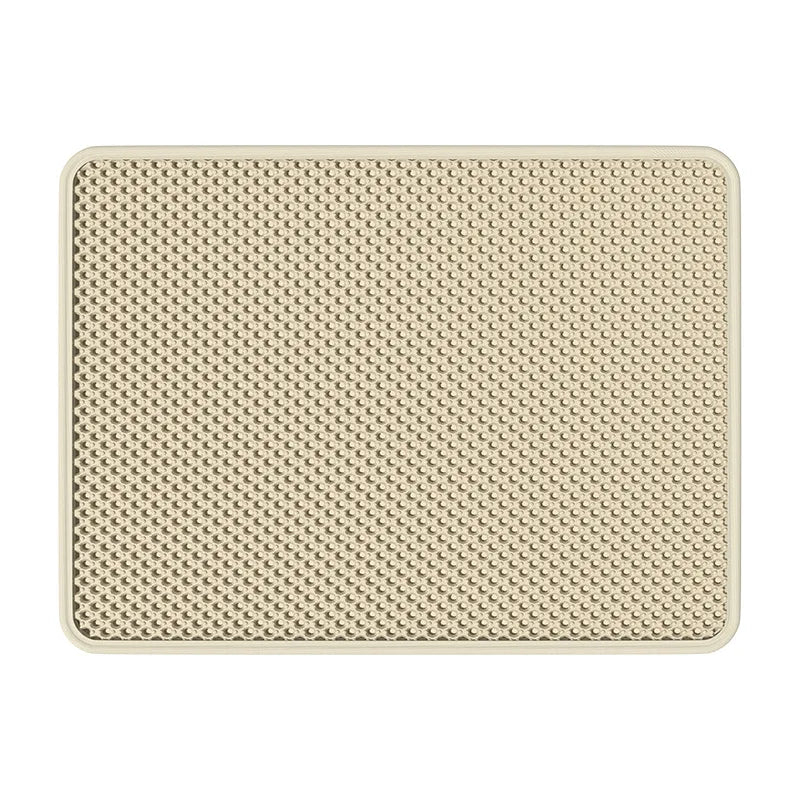 Cat Litter Mat Anti-carry-out Filter Anti-splash Dirty Basin Pet Double-layer Anti-urine Toilet Mat Easy to Clean and Non-slip