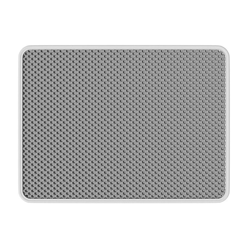Cat Litter Mat Anti-carry-out Filter Anti-splash Dirty Basin Pet Double-layer Anti-urine Toilet Mat Easy to Clean and Non-slip