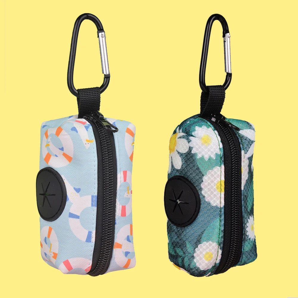 Value pack 1pcs/2pcs dog poop bags different patterns to choose easy convenient  cleaning pet feces ( no leash and waste bag)