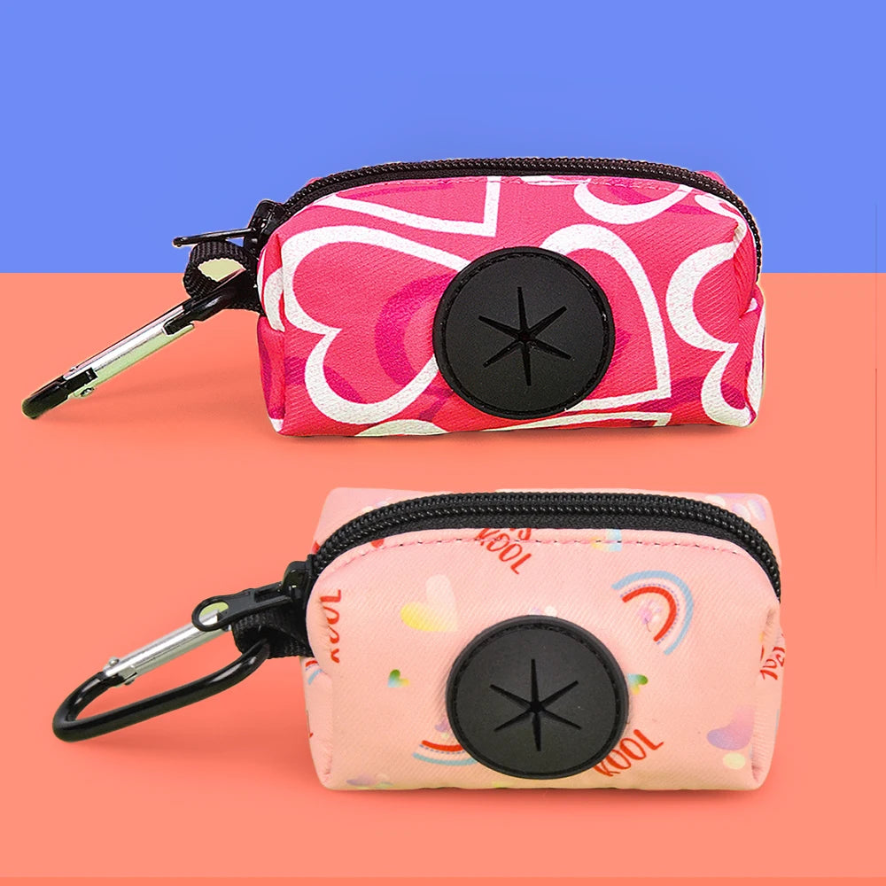 Value pack 1pcs/2pcs dog poop bags different patterns to choose easy convenient  cleaning pet feces ( no leash and waste bag)