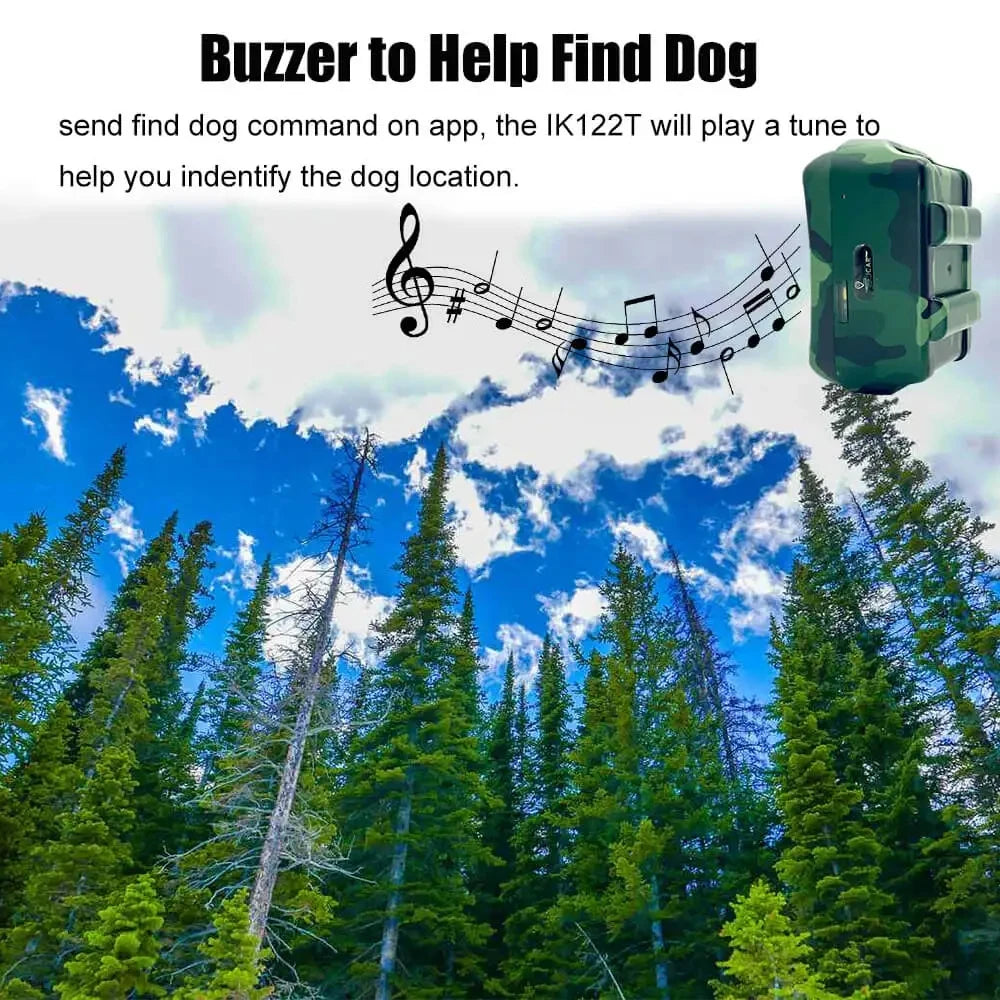 4G GPS Tracker Dog Collar for Hunting Dogs Cow Sheep 4000 mAh IP68 Waterproof Pet Tracker Large Animal Collar with Free App