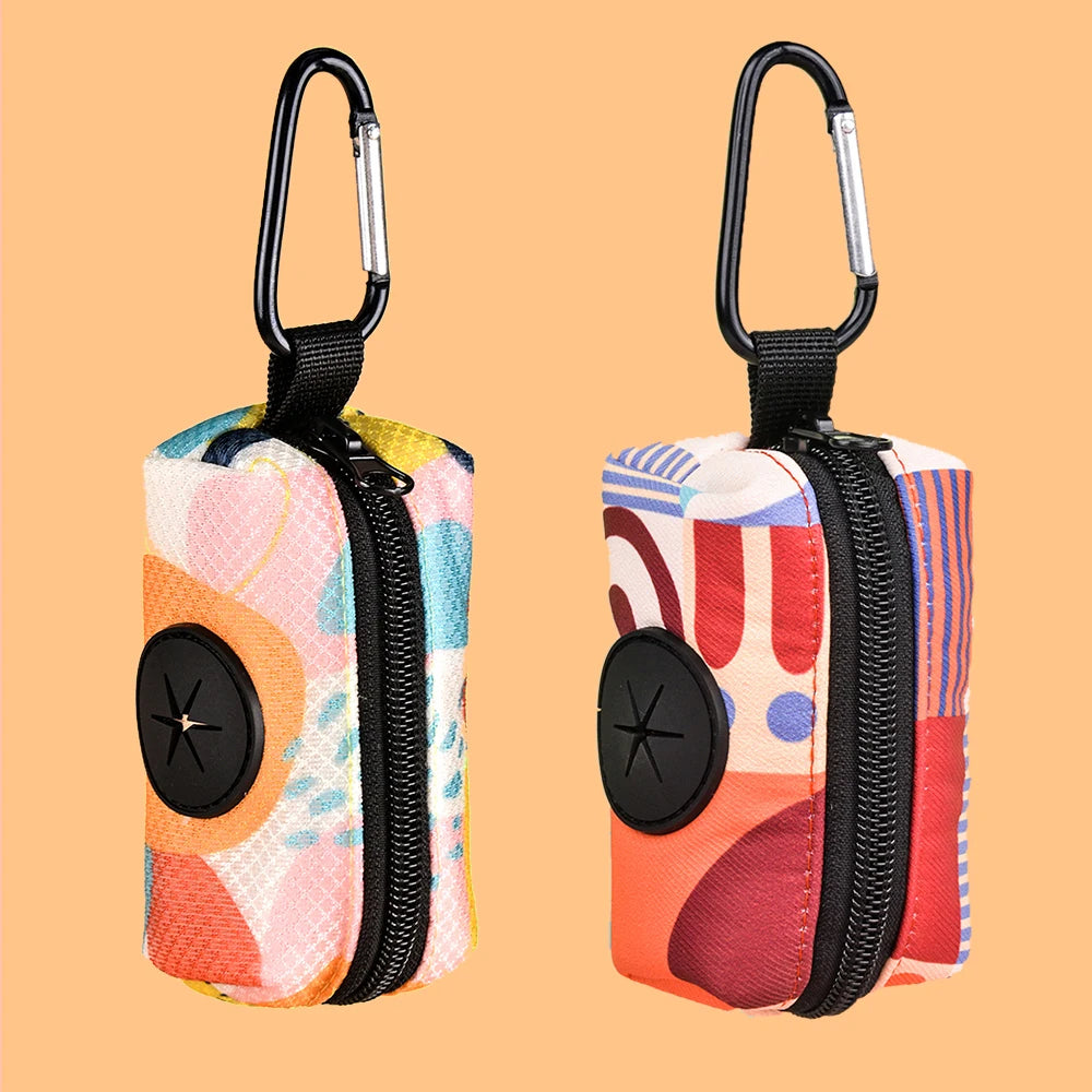 Value pack 1pcs/2pcs dog poop bags different patterns to choose easy convenient  cleaning pet feces ( no leash and waste bag)