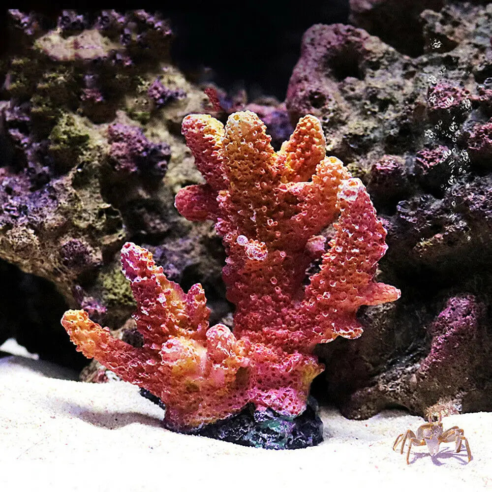 Artificial Resin Coral Underwater Fake Plant Ornament Aquarium Ornaments Landscaping Fish Tank Decoration