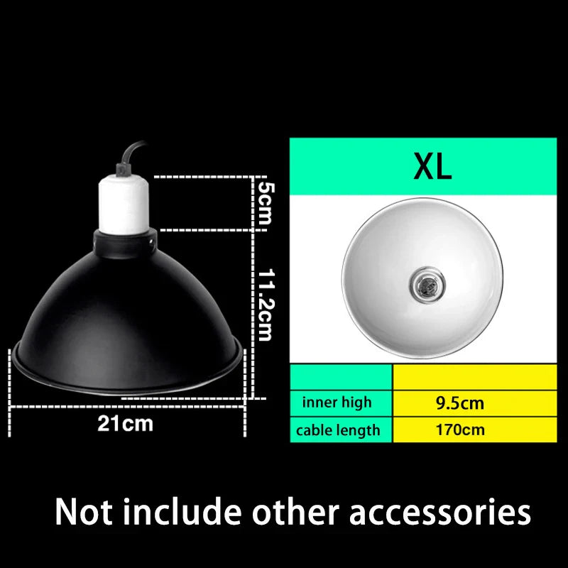 Reptile Terrarium Anti-scald Protective Lampshade Tortoise Lizard Snake Lamp Holder Pet Anti-scalding Cover Safety Light Shade