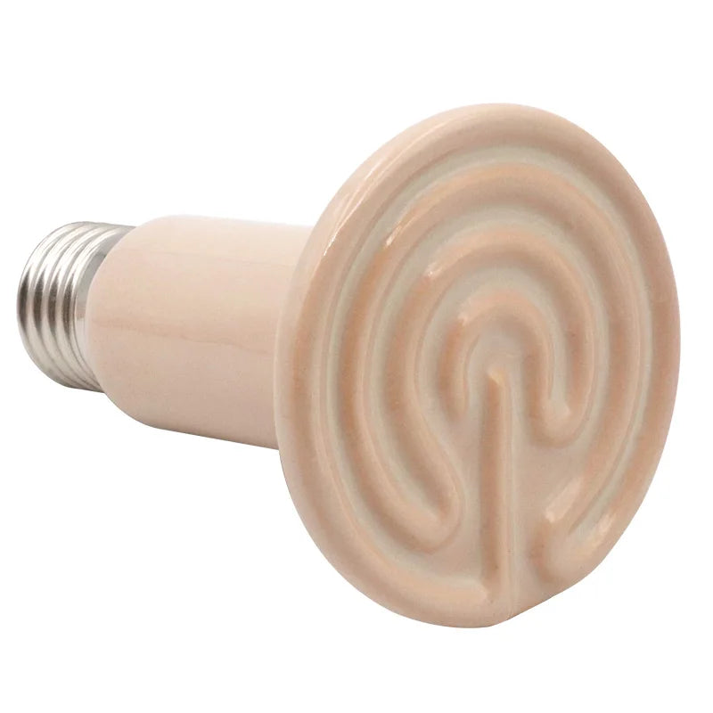 5Pcs Pet Heating Lamp 220V Infrared Ceramic Emitter Heat Light Bulb Pet Brooder Reptile Lamp 25W 50W 75W 100W 150W 200W