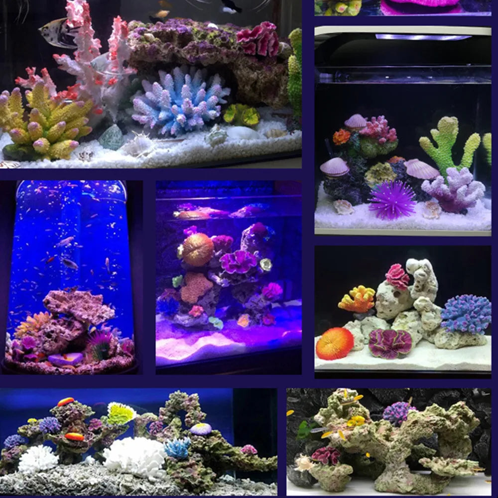 Artificial Resin Coral Underwater Fake Plant Ornament Aquarium Ornaments Landscaping Fish Tank Decoration