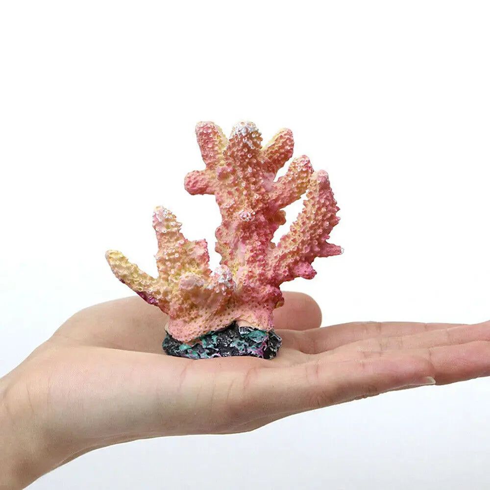 Artificial Resin Coral Underwater Fake Plant Ornament Aquarium Ornaments Landscaping Fish Tank Decoration