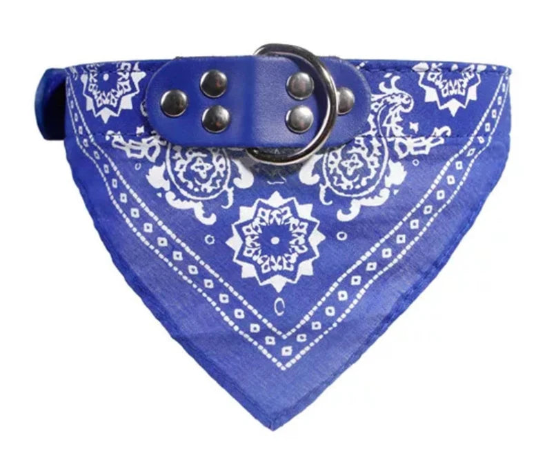 SUPREPET Cute Adjustable Small Dog Collars Puppy Pet Slobber Towel Outdoor Cat Collar Print Scarf  Design Dog Collar Neckerchief