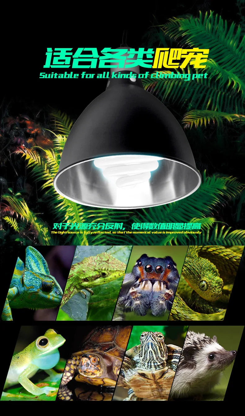 Reptile Terrarium Anti-scald Protective Lampshade Tortoise Lizard Snake Lamp Holder Pet Anti-scalding Cover Safety Light Shade