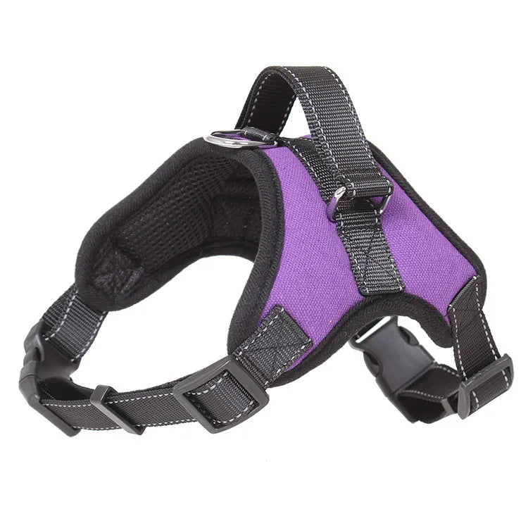 Nylon Adjustable Pet Harness For Dogs Reflective Dog Harness No Pull Small Medium Large Dog Harness Leash Dog Supplies