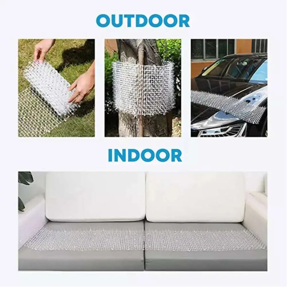 Gardening Cat Scat Mat Repellent Mat Anti-Cat With Prickle Strips Spikes Straps Deterrent Keep Cat Dog Away Digging Pet Supplies