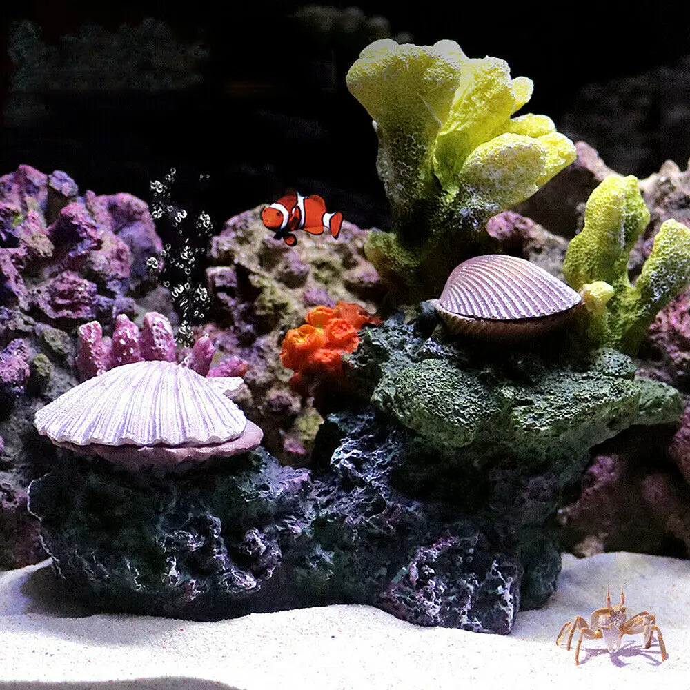 Artificial Resin Coral Underwater Fake Plant Ornament Aquarium Ornaments Landscaping Fish Tank Decoration