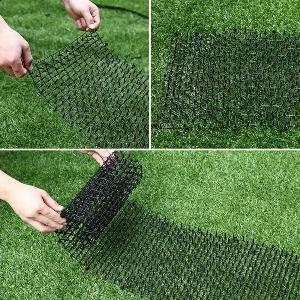 Gardening Cat Scat Mat Repellent Mat Anti-Cat With Prickle Strips Spikes Straps Deterrent Keep Cat Dog Away Digging Pet Supplies