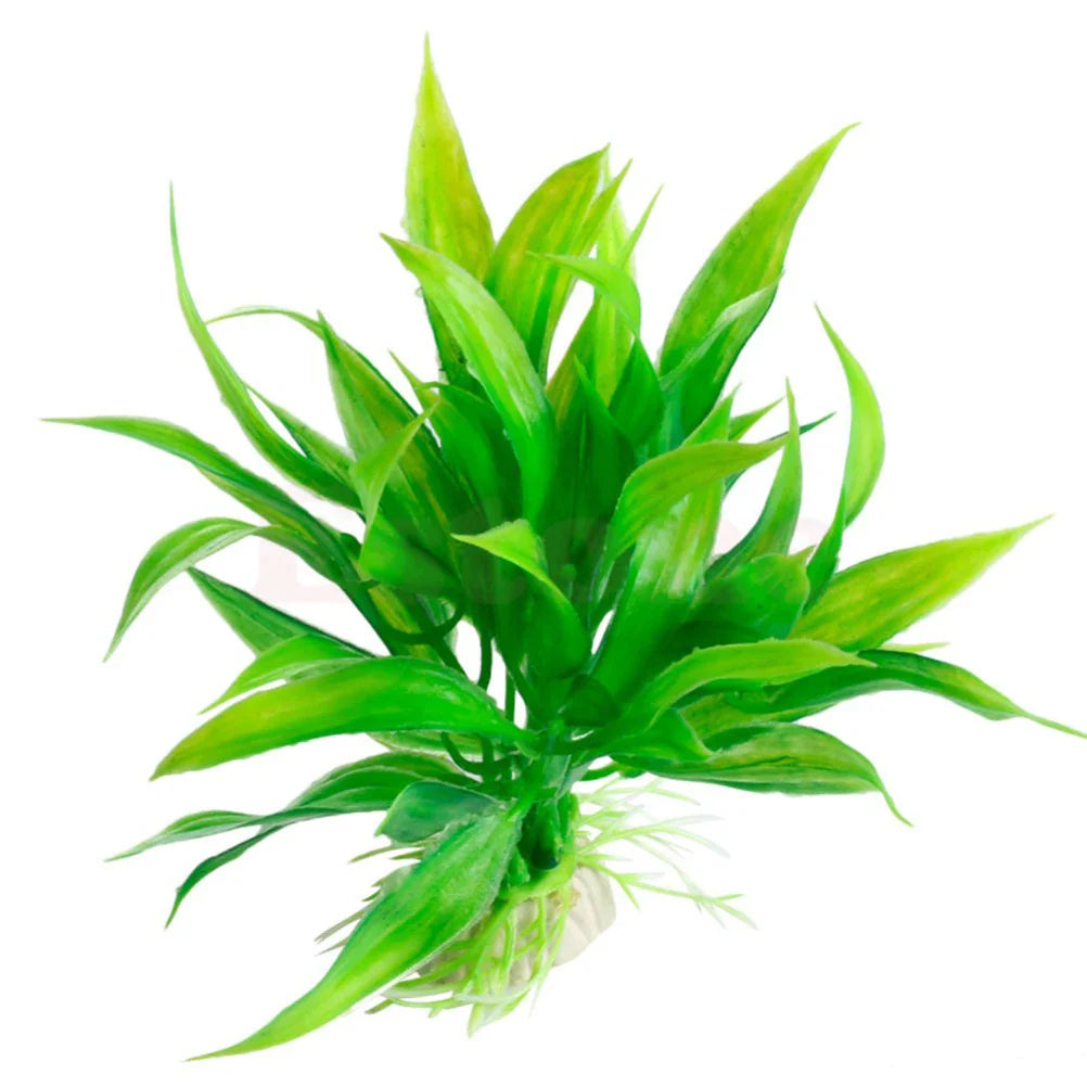 1PCS Artificial Plastic Water Plant Grass Aquarium Decorations Plants Fish Tank Grass Flower Ornament Decor Aquatic Accessories