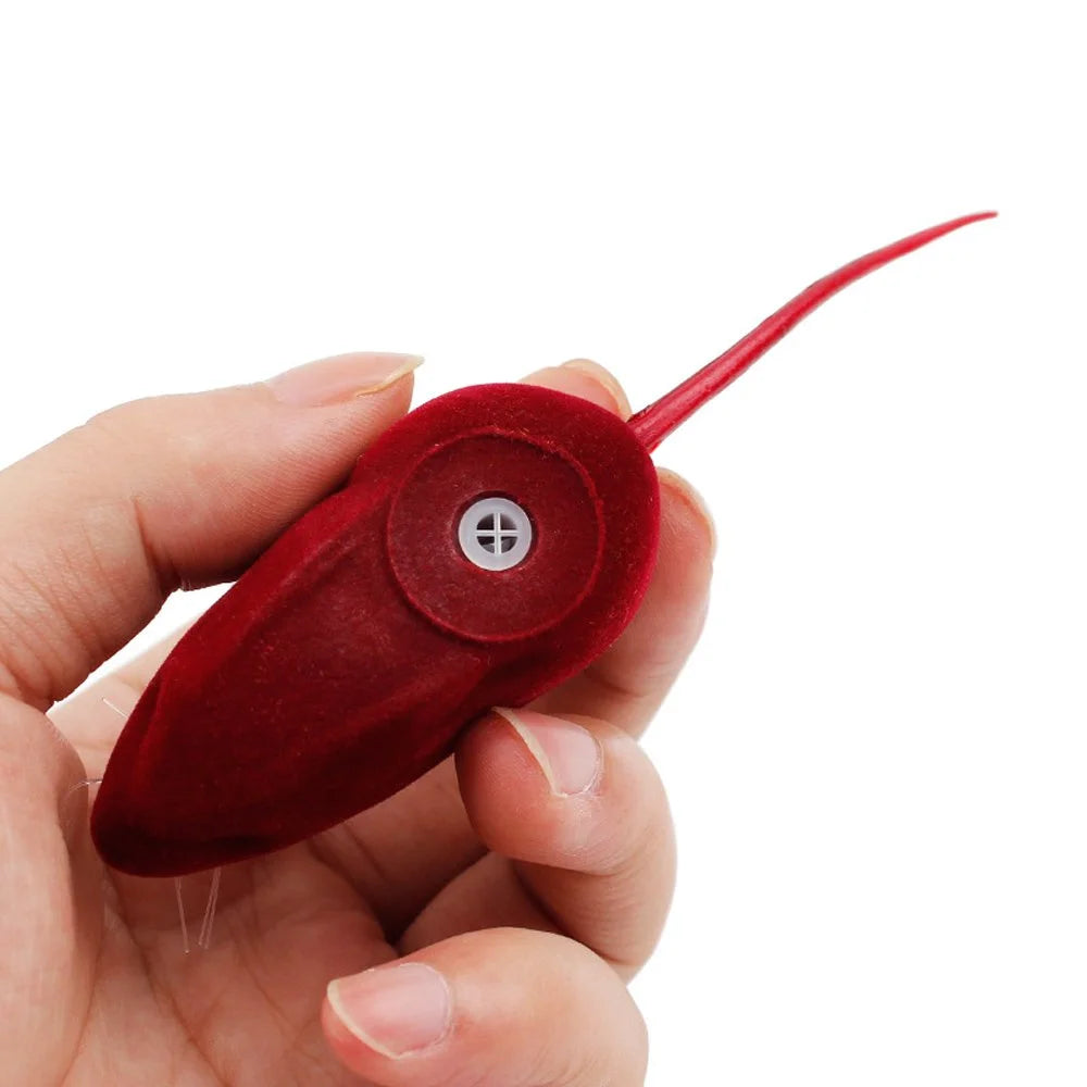 Squeaker Mouse Cat Toy Interative Flocking Voice Realistic Mouse For Playing Funny Toys for Kitten Cat Game Pet Supplies