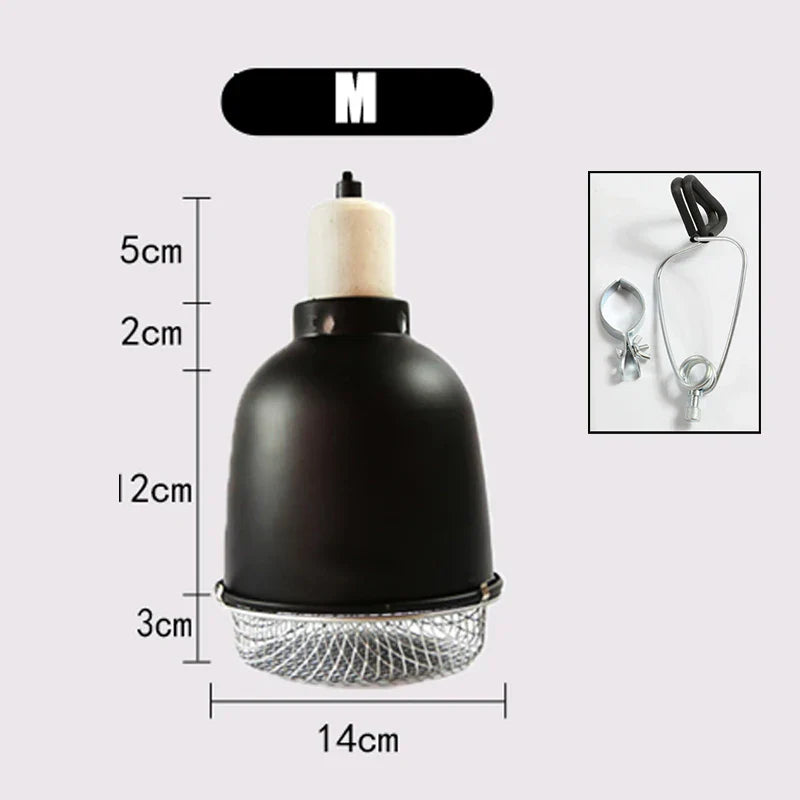 Reptile Terrarium Anti-scald Protective Lampshade Tortoise Lizard Snake Lamp Holder Pet Anti-scalding Cover Safety Light Shade