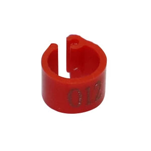 100 Pcs/bag Inner Diameter 6mm Pigeon Leg Poultry Dove Bird Parrot Clip Rings Band Foot Ring Pigeon Supplies NO.001~100