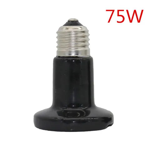 6 Pcs Reptile Pet No Light Far Infrared Ceramic Heating Lamp E27  25W 50W 75W 100W Small Mini Heat Lamp