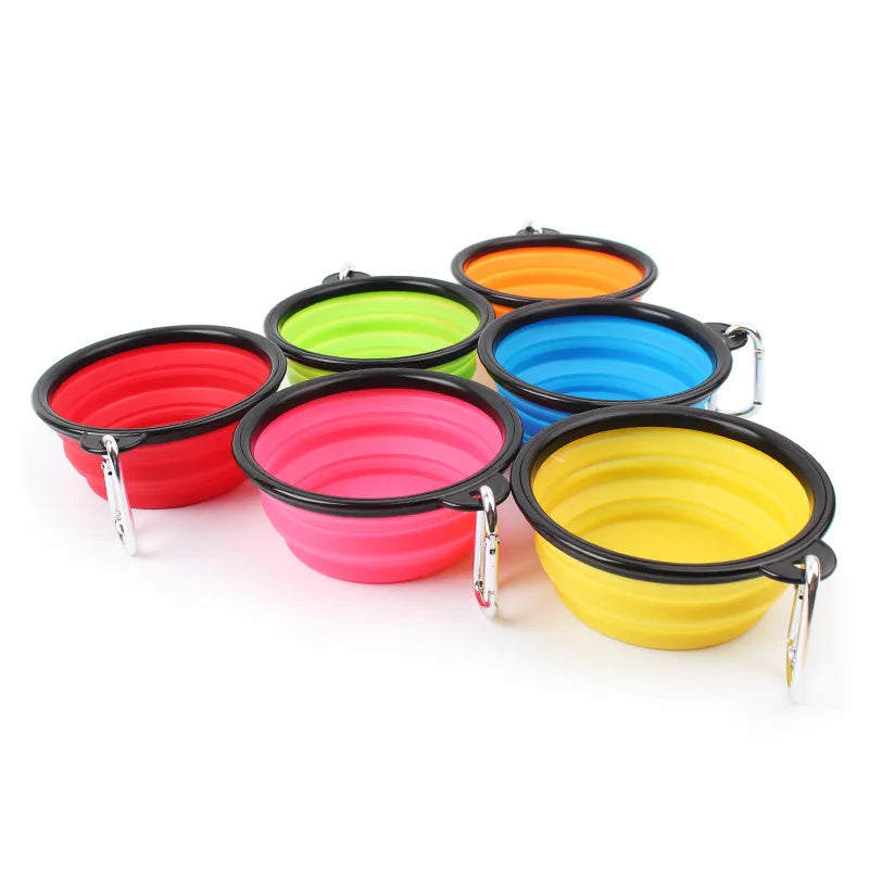 Foldable Puppy Big Dog Travel Bowls for Dogs Cats Safety Pet Cat Drinking Bottle Dog Water Food Bowl Pets Feeder Cat Accessories