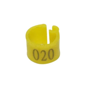 100 Pcs/bag Inner Diameter 6mm Pigeon Leg Poultry Dove Bird Parrot Clip Rings Band Foot Ring Pigeon Supplies NO.001~100