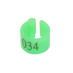 100 Pcs/bag Inner Diameter 6mm Pigeon Leg Poultry Dove Bird Parrot Clip Rings Band Foot Ring Pigeon Supplies NO.001~100