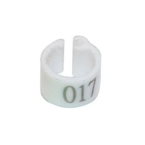 100 Pcs/bag Inner Diameter 6mm Pigeon Leg Poultry Dove Bird Parrot Clip Rings Band Foot Ring Pigeon Supplies NO.001~100