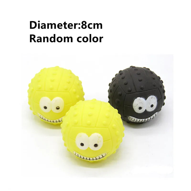New Pet Toy Rubber Squeak Toys for Dog Chew Bone Slipper Squeaky Ball Dog Toys Tooth Grinding & Training supplies accessories