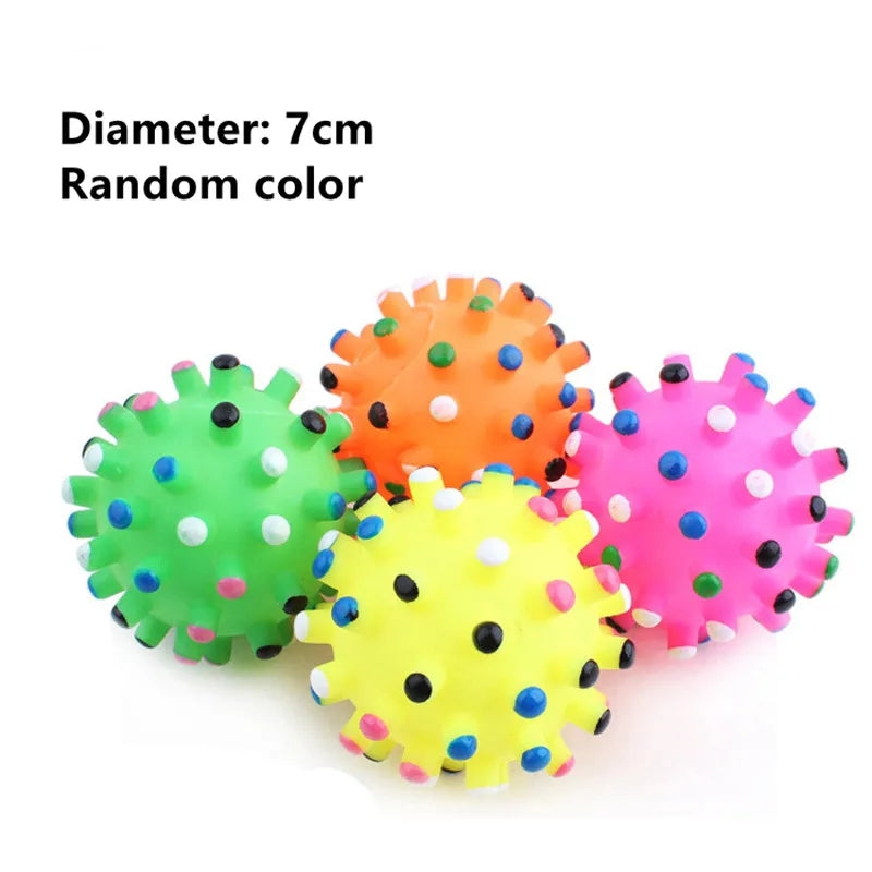 New Pet Toy Rubber Squeak Toys for Dog Chew Bone Slipper Squeaky Ball Dog Toys Tooth Grinding & Training supplies accessories