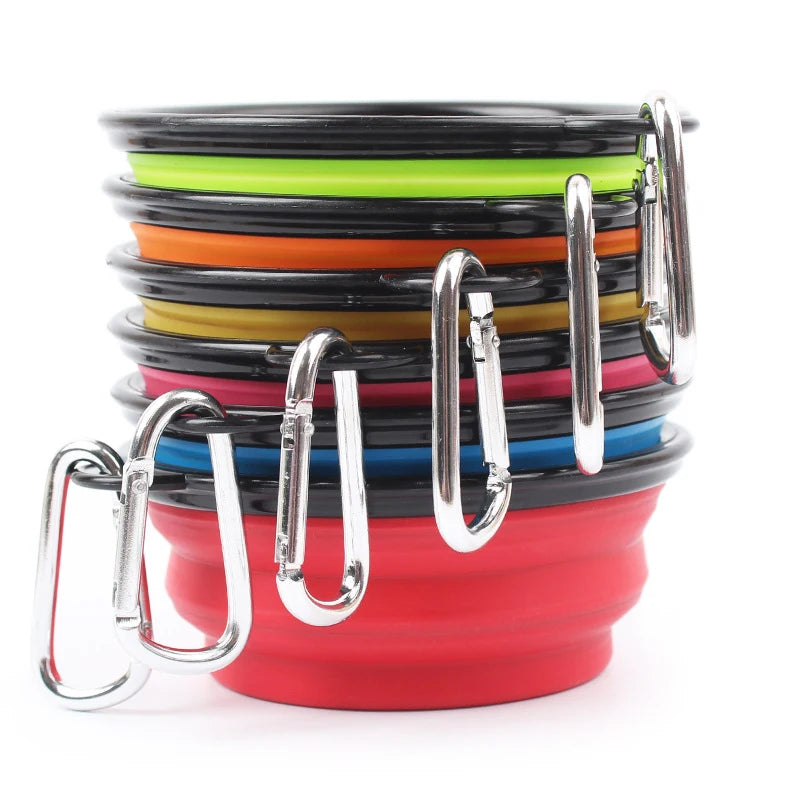 Foldable Puppy Big Dog Travel Bowls for Dogs Cats Safety Pet Cat Drinking Bottle Dog Water Food Bowl Pets Feeder Cat Accessories