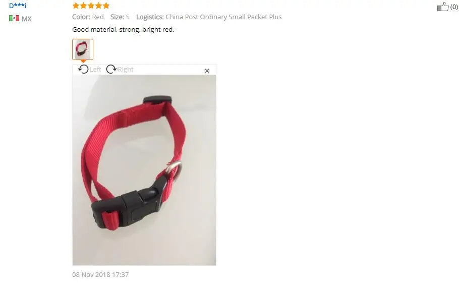Nylon Webbing Dog Collar Heavy Duty Clip Buckle Pet Collar for Small Medium Dogs Chihuahua Dog Red Black Blue Purple 20
