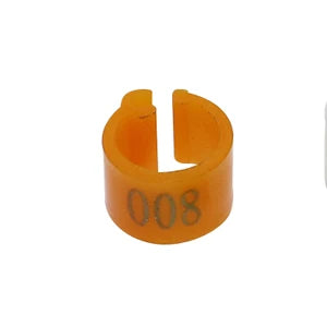 100 Pcs/bag Inner Diameter 6mm Pigeon Leg Poultry Dove Bird Parrot Clip Rings Band Foot Ring Pigeon Supplies NO.001~100