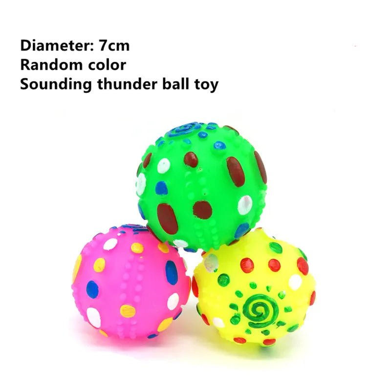 New Pet Toy Rubber Squeak Toys for Dog Chew Bone Slipper Squeaky Ball Dog Toys Tooth Grinding & Training supplies accessories