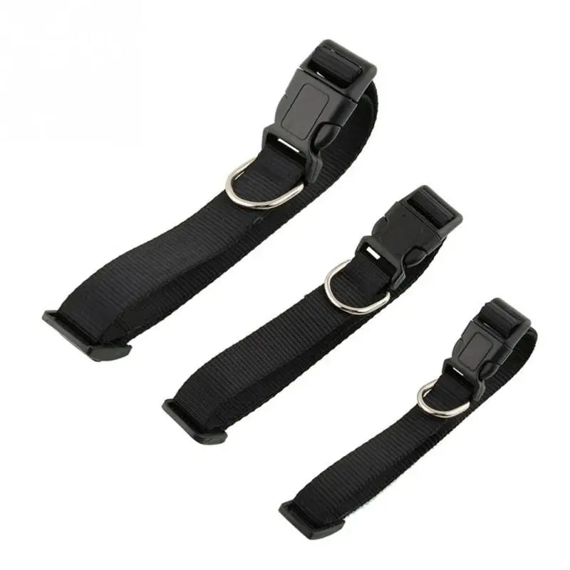 Nylon Webbing Dog Collar Heavy Duty Clip Buckle Pet Collar for Small Medium Dogs Chihuahua Dog Red Black Blue Purple 20