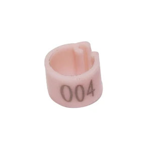 100 Pcs/bag Inner Diameter 6mm Pigeon Leg Poultry Dove Bird Parrot Clip Rings Band Foot Ring Pigeon Supplies NO.001~100