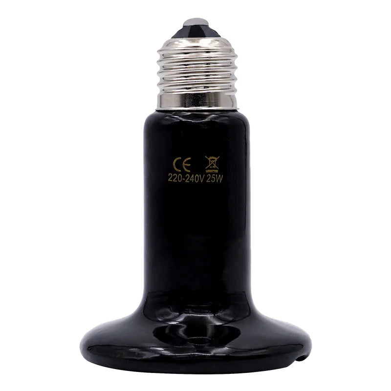 5Pcs Pet Heating Lamp 220V Infrared Ceramic Emitter Heat Light Bulb Pet Brooder Reptile Lamp 25W 50W 75W 100W 150W 200W