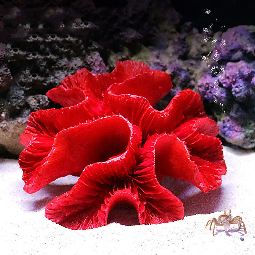 Artificial Resin Coral Underwater Fake Plant Ornament Aquarium Ornaments Landscaping Fish Tank Decoration