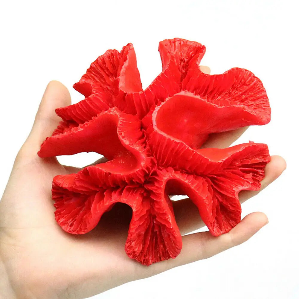 Artificial Resin Coral Underwater Fake Plant Ornament Aquarium Ornaments Landscaping Fish Tank Decoration