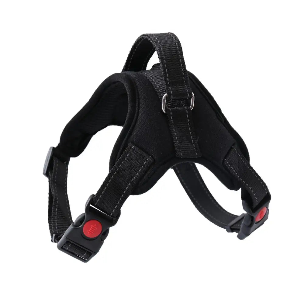 Nylon Adjustable Pet Harness For Dogs Reflective Dog Harness No Pull Small Medium Large Dog Harness Leash Dog Supplies