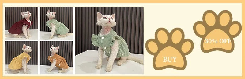 2021 Luxury Sphynx Cat Clothes Summer Dog Fancy Dress For Hairless Cats Clothing Small French Bulldog Puppy Costume Kittens Vest