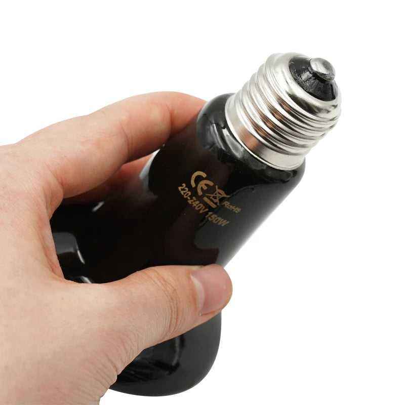 5Pcs Pet Heating Lamp 220V Infrared Ceramic Emitter Heat Light Bulb Pet Brooder Reptile Lamp 25W 50W 75W 100W 150W 200W