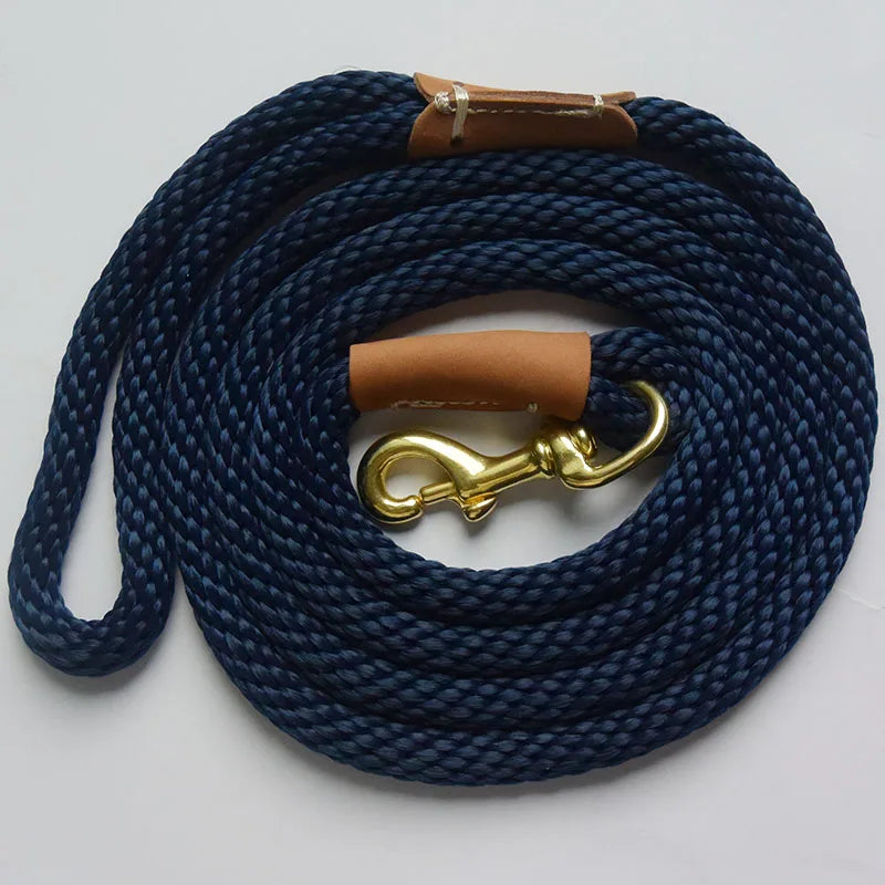 Dog Training Leash Rope Dog Check Cord/ Lightweight Small Medium Dog Tracking Leads 2M 5M 10M black red color Long dog leash
