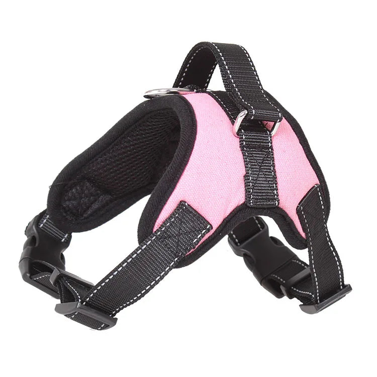 Nylon Adjustable Pet Harness For Dogs Reflective Dog Harness No Pull Small Medium Large Dog Harness Leash Dog Supplies