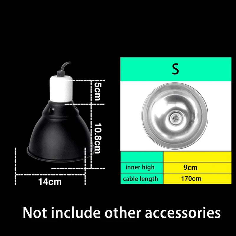 Reptile Terrarium Anti-scald Protective Lampshade Tortoise Lizard Snake Lamp Holder Pet Anti-scalding Cover Safety Light Shade