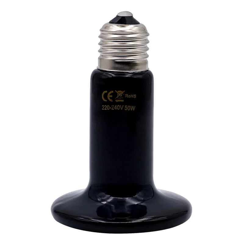 5Pcs Pet Heating Lamp 220V Infrared Ceramic Emitter Heat Light Bulb Pet Brooder Reptile Lamp 25W 50W 75W 100W 150W 200W