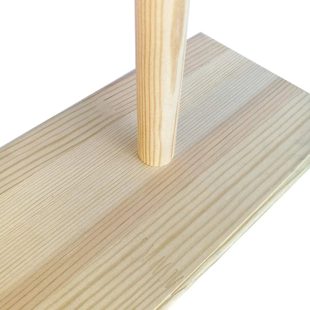 Hot Portable Wood Bird Parrot Stand Training Spin Perch Stand Playground Platform Toy Parrot toy springboard
