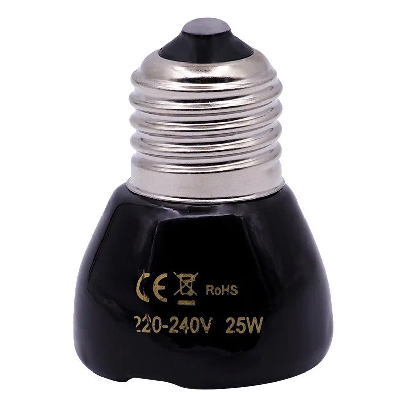 5Pcs Pet Heating Lamp 220V Infrared Ceramic Emitter Heat Light Bulb Pet Brooder Reptile Lamp 25W 50W 75W 100W 150W 200W