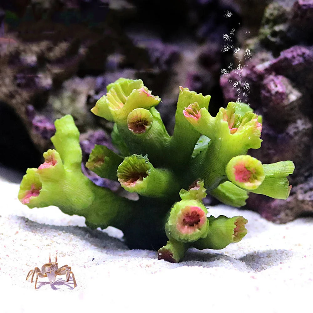 Artificial Resin Coral Underwater Fake Plant Ornament Aquarium Ornaments Landscaping Fish Tank Decoration
