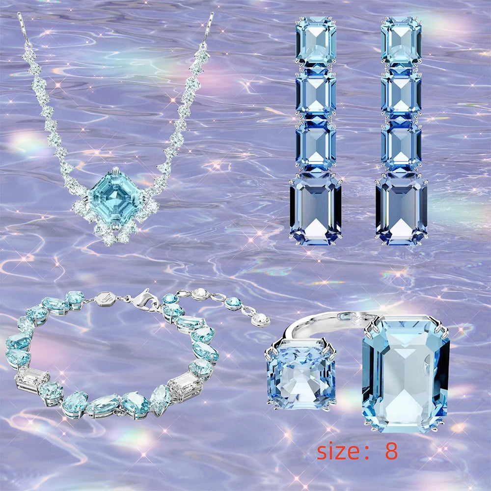 2025 Summer Pure Silver S925 Jewelry Set, Cat Accessories, Carefully Designed for Women To Wear and Give Gifts