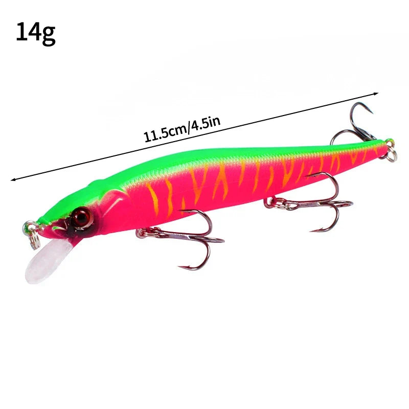 1 Pc Crankbait Wobblers Perch 3D Eyes Artificial Hard Bait Pike Carp Bass Floating Swimbait Saltwater Sea Fishing Pesca