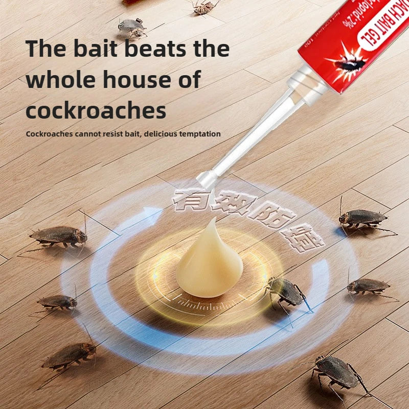 Cockroach Gel Bait Natural Cockroach Control Killer Indoor Infestation Versatile Long-lasting Roach Gel for Home